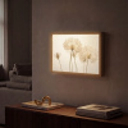 Zonlicht - Paardenbloem - Botanisch - Bloemen Light Box met batterij (Wandlamp) middel -sfeer1