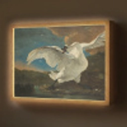 Zwaan - Oude meesters - Jan Asselijn Light Box met batterij (Wandlamp) middel -z3d_website