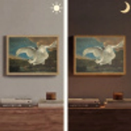 Zwaan - Oude meesters - Jan Asselijn Light Box met batterij (Wandlamp) middel -sfeer3
