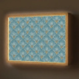 Symmetrisch - Patroon - Blauw Light Box met batterij (Wandlamp) middel 907 -z3d_website