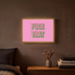 Tekst - Bold - Roze Light Box met batterij (Wandlamp) middel -sfeer4