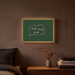 Tekstwolkje - Donkergroen - BLAH BLAH BLAH Light Box met batterij (Wandlamp) middel -sfeer4