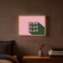 Tekst - Grafisch - Groen - Schaduw Light Box met batterij (Wandlamp) middel -sfeer4