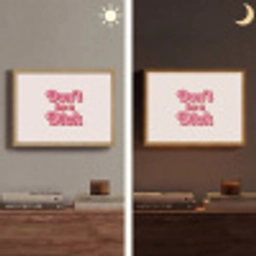 Tekst - Boodschap - Roze Light Box met batterij (Wandlamp) middel -sfeer3
