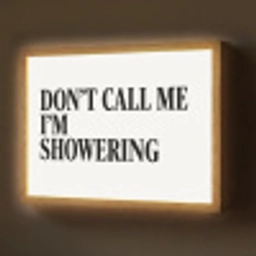Tekst - Modern - Zwart - Wit Light Box met batterij (Wandlamp) middel -z3d_website