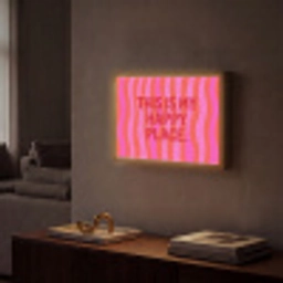Tekst - Modern - Kleurrijk Light Box met batterij (Wandlamp) middel -sfeer1
