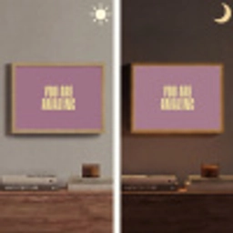 Tekst - Paars - Amazing Light Box met batterij (Wandlamp) middel -sfeer3