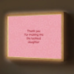 Tekst - Rood - Moederdag Light Box met batterij (Wandlamp) middel -z3d_website