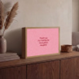 Tekst - Rood - Moederdag Light Box met batterij (Wandlamp) middel -sfeer2