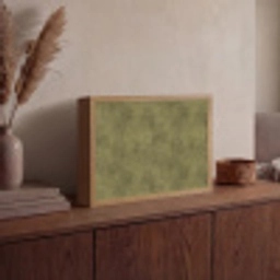 Textuur - Abstract - Groen Light Box met batterij (Wandlamp) middel 907 -sfeer2