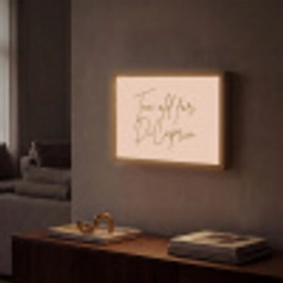 Too old for dicaprio - Roze - Groen Light Box met batterij (Wandlamp) middel -sfeer1
