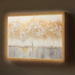 Bomen - Kunst - Acryl - Natuur Light Box met batterij (Wandlamp) middel -z3d_website