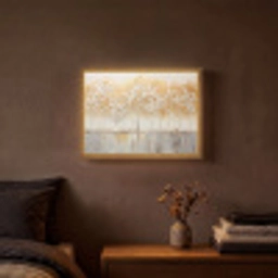 Bomen - Kunst - Acryl - Natuur Light Box met batterij (Wandlamp) middel -sfeer4