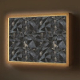 Driehoeken - Abstract - Donker Light Box met batterij (Wandlamp) middel 907 -z3d_website