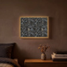 Driehoeken - Abstract - Donker Light Box met batterij (Wandlamp) middel 907 -sfeer4