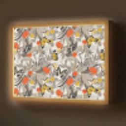 Tropisch - Zomer - Vlinder - Bloemen Light Box met batterij (Wandlamp) middel 907 -z3d_website