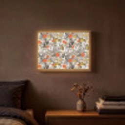 Tropisch - Zomer - Vlinder - Bloemen Light Box met batterij (Wandlamp) middel 907 -sfeer4