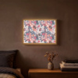 Tropisch - Zomer - Vlinder - Perzik Light Box met batterij (Wandlamp) middel 907 -sfeer4