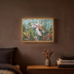 Schildpad - Zeewier - Mozaïek Light Box met batterij (Wandlamp) middel -sfeer4