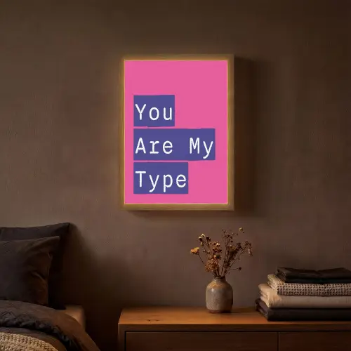 Valentijn - Tekst - Love Light Box met batterij (Wandlamp) middel -sfeer4