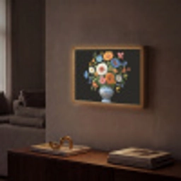 Vaas - Boeket - Bloemen - Kleur Light Box met batterij (Wandlamp) middel -sfeer1