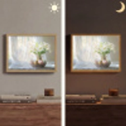 Vaas - Eieren - Bloemen Light Box met batterij (Wandlamp) middel -sfeer3