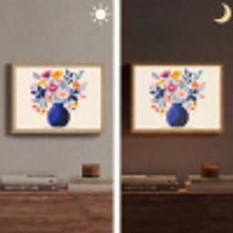 Vaas - Bloemen - Boeket Light Box met batterij (Wandlamp) middel -sfeer3