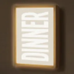 Vintage - Beige - Japandi - Wit Light Box met batterij (Wandlamp) middel -z3d_website