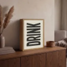 Vintage - Zwart - Decoratie - Japandi Light Box met batterij (Wandlamp) middel -sfeer2