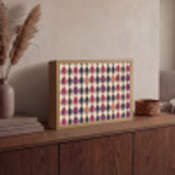 Vintage - Retro - Kleurrijk Light Box met batterij (Wandlamp) middel 907 -sfeer2
