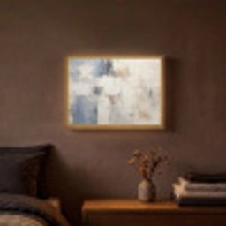 Aquarel - Abstract - Kunst Light Box met batterij (Wandlamp) middel -sfeer4