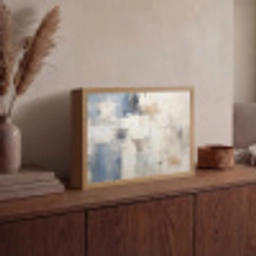 Aquarel - Abstract - Kunst Light Box met batterij (Wandlamp) middel -sfeer2