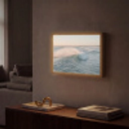 Golf - Zee - Water Light Box met batterij (Wandlamp) middel -sfeer1