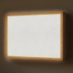 Golven - Ribbels - Wit Light Box met batterij (Wandlamp) middel 907 -z3d_website
