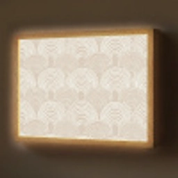 Golven - Structuur - Beige Light Box met batterij (Wandlamp) middel 907 -z3d_website