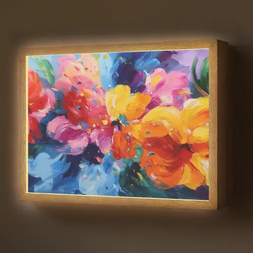 Golvend - Energie - warm Light Box met batterij (Wandlamp) middel -z3d_website