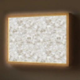 Wit - Penseelstreken - Reliëfeffect Light Box met batterij (Wandlamp) middel 907 -z3d_website