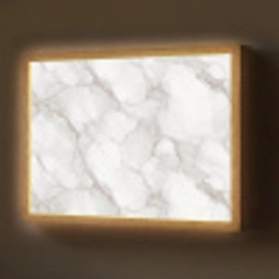 Wit - Marmer - Bruin Light Box met batterij (Wandlamp) middel 907 -z3d_website