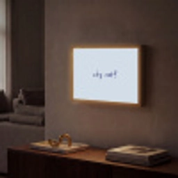Why not - Blauw - Donker blauw - Quote Light Box met batterij (Wandlamp) middel -sfeer1