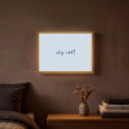 Why not - Blauw - Donker blauw - Quote Light Box met batterij (Wandlamp) middel -sfeer4