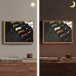 Wijn - Flessen - Variatie - Smaken Light Box met batterij (Wandlamp) middel -sfeer3