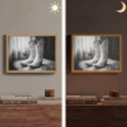 Wijn - Cowboylaarzen - Raamlicht - Wit Light Box met batterij (Wandlamp) middel -sfeer3