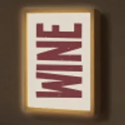 Wine - Red - Decoratie - Japandi Light Box met batterij (Wandlamp) middel -z3d_website