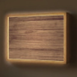 Houtlook - Bruin Light Box met batterij (Wandlamp) middel -z3d_website