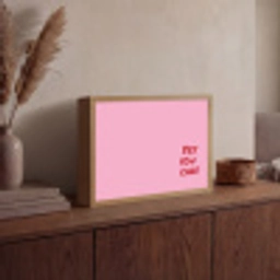 Yes you can do it - Rood - Roze Light Box met batterij (Wandlamp) middel -sfeer2