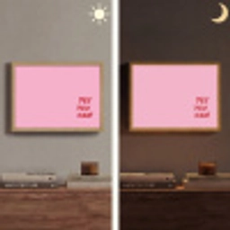 Yes you can do it - Rood - Roze Light Box met batterij (Wandlamp) middel -sfeer3