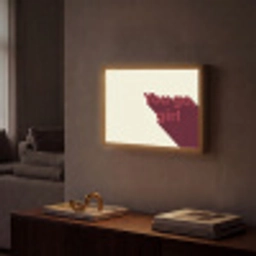 you go girl - 3D - Rood Light Box met batterij (Wandlamp) middel -sfeer1
