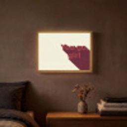 you go girl - 3D - Rood Light Box met batterij (Wandlamp) middel -sfeer4