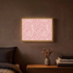 Zebra - Print - Roze Light Box met batterij (Wandlamp) middel 907 -sfeer4