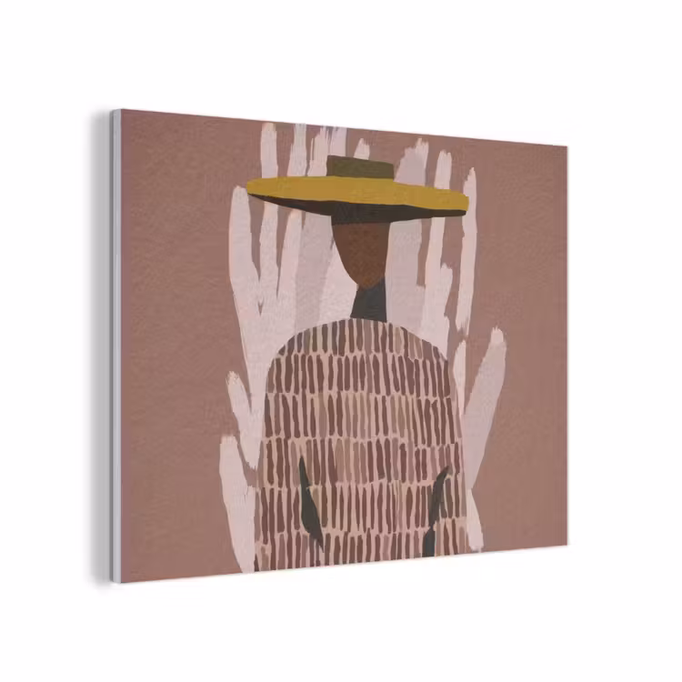 Abstract - Figuur - Illustratie - Hoed PET vilt klein -3d